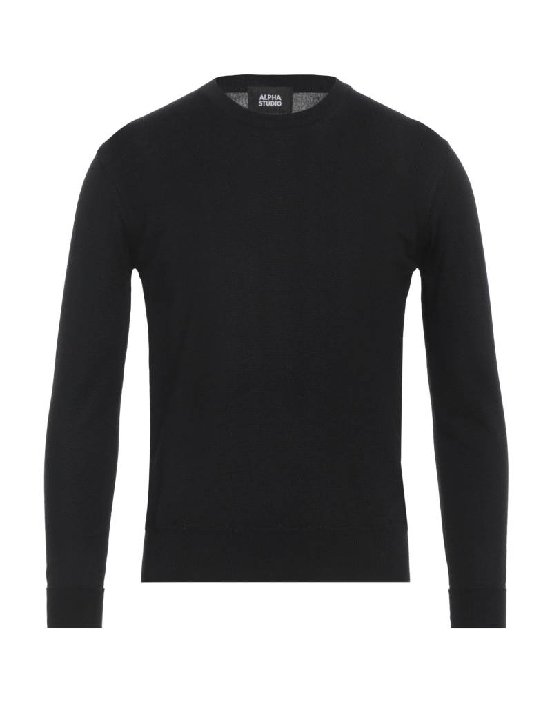 ALPHA STUDIO Pullover Herren Schwarz von ALPHA STUDIO