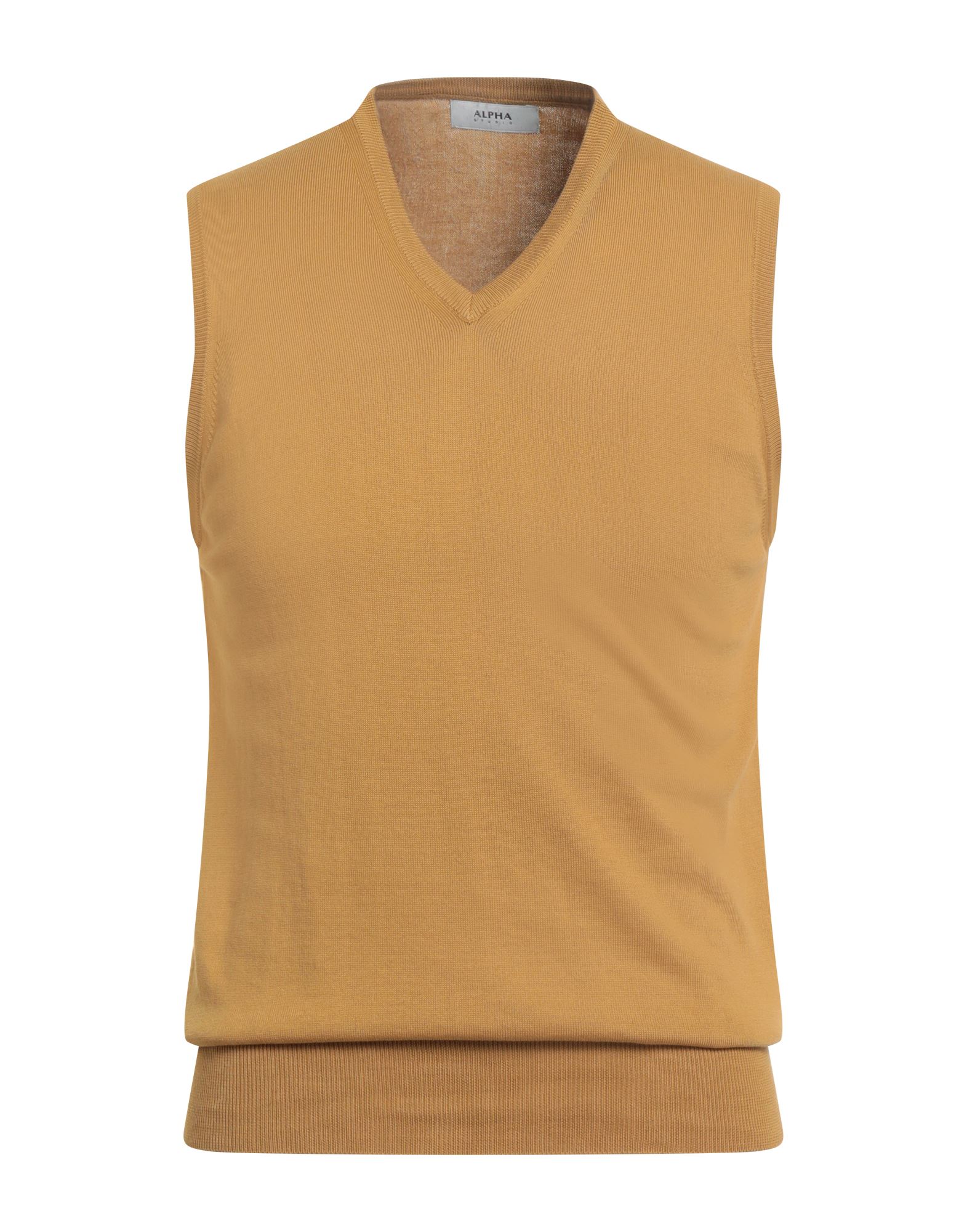 ALPHA STUDIO Pullover Herren Senf von ALPHA STUDIO