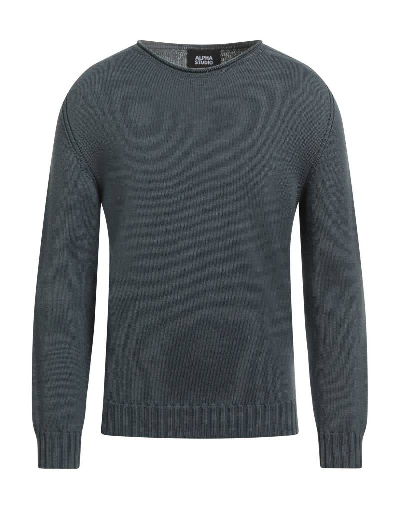 ALPHA STUDIO Pullover Herren Taubenblau von ALPHA STUDIO