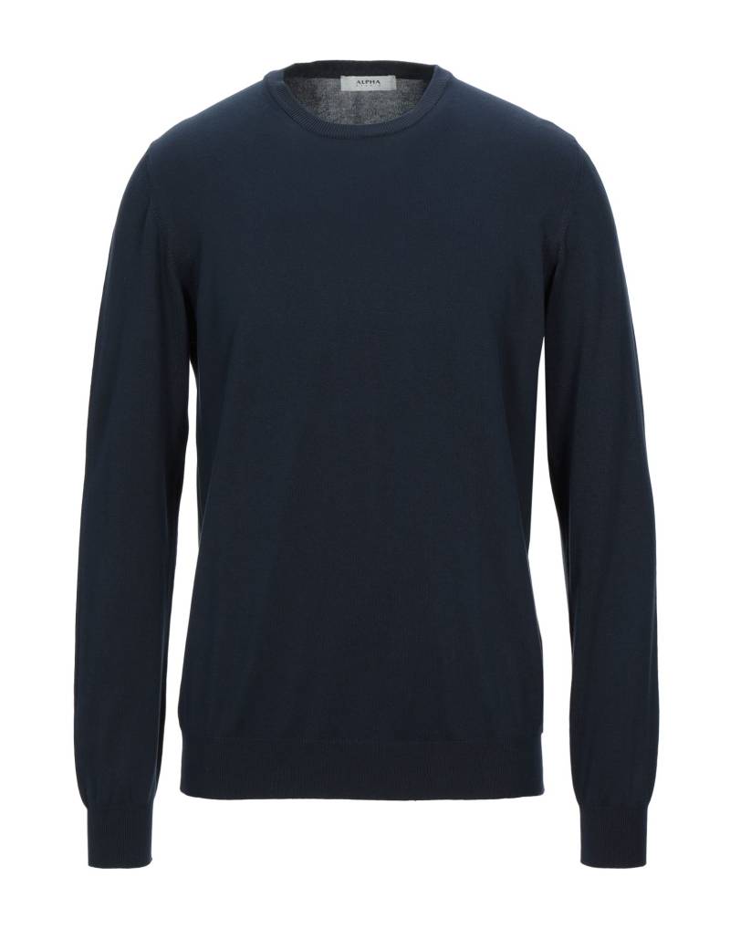 ALPHA STUDIO Pullover Herren Taubenblau von ALPHA STUDIO