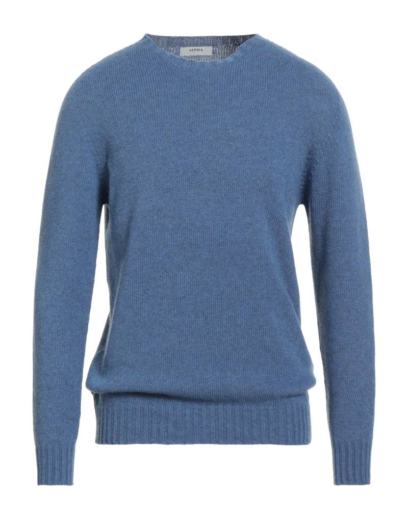 ALPHA STUDIO Pullover Herren Taubenblau von ALPHA STUDIO