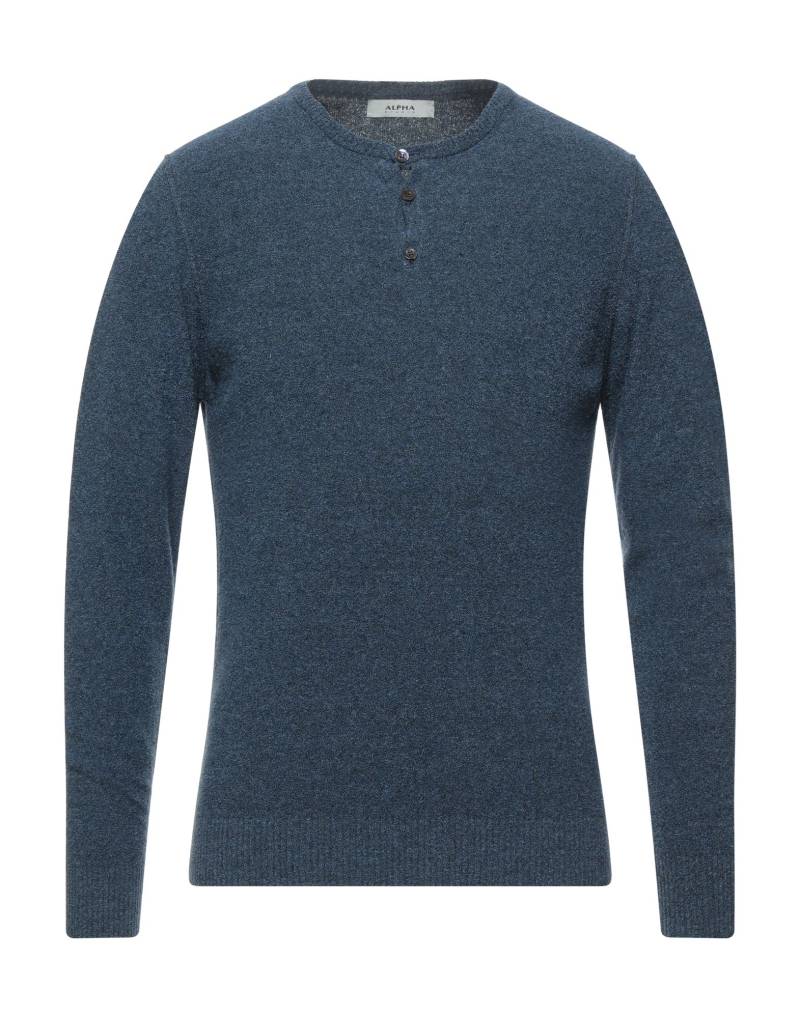 ALPHA STUDIO Pullover Herren Taubenblau von ALPHA STUDIO