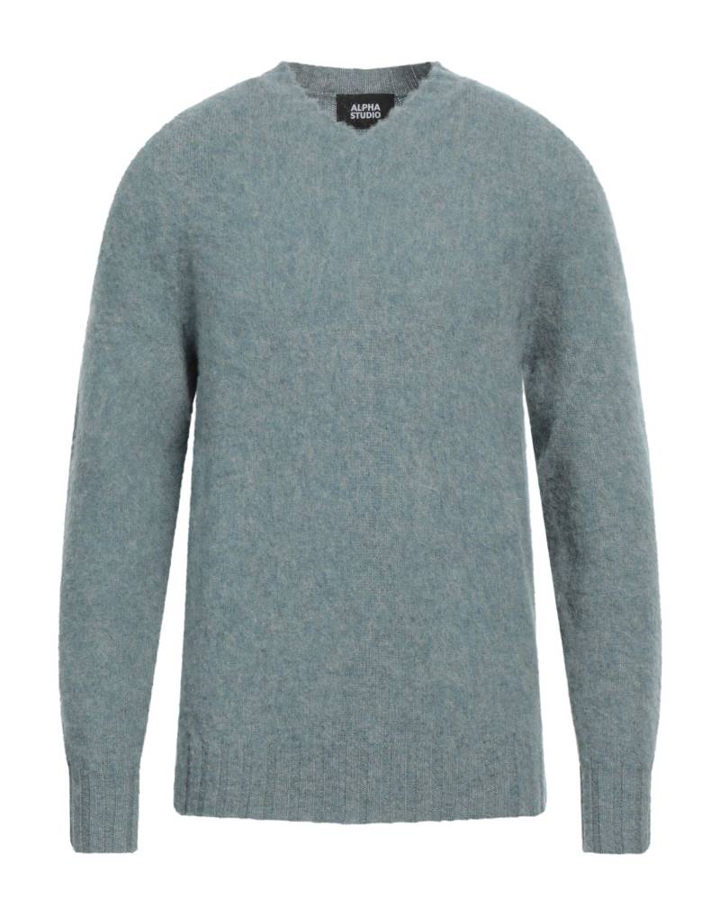 ALPHA STUDIO Pullover Herren Taubenblau von ALPHA STUDIO