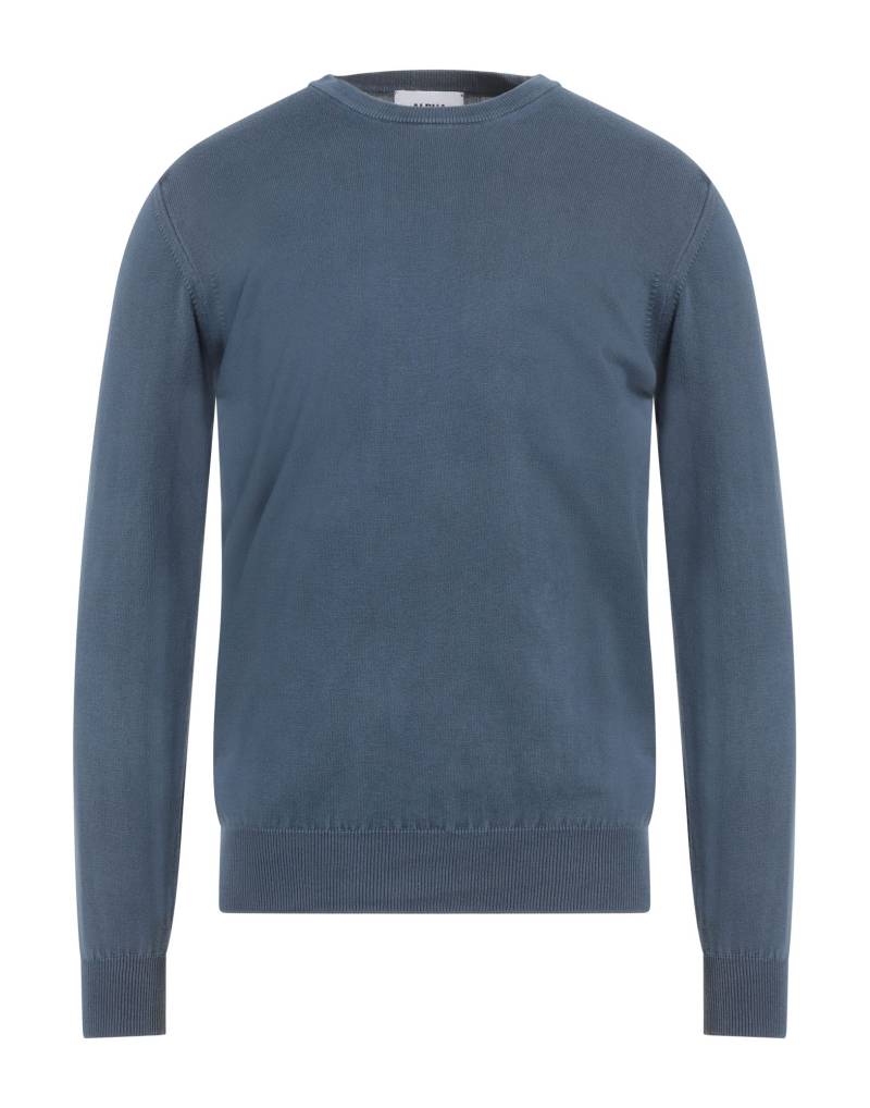 ALPHA STUDIO Pullover Herren Taubenblau von ALPHA STUDIO