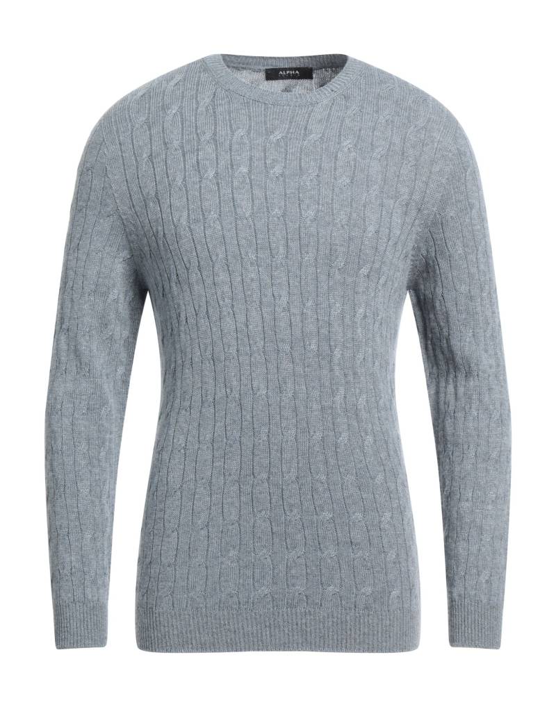ALPHA STUDIO Pullover Herren Taubenblau von ALPHA STUDIO