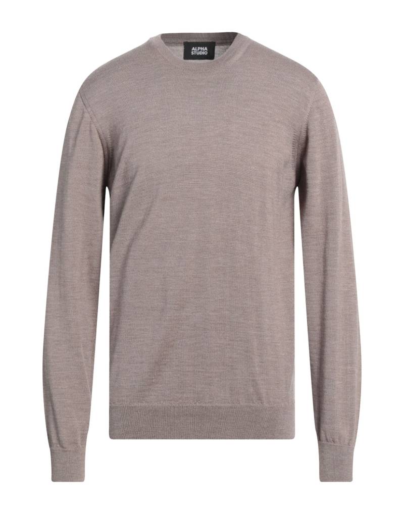 ALPHA STUDIO Pullover Herren Maulwurfsgrau von ALPHA STUDIO