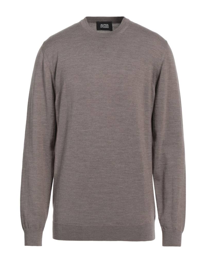ALPHA STUDIO Pullover Herren Maulwurfsgrau von ALPHA STUDIO