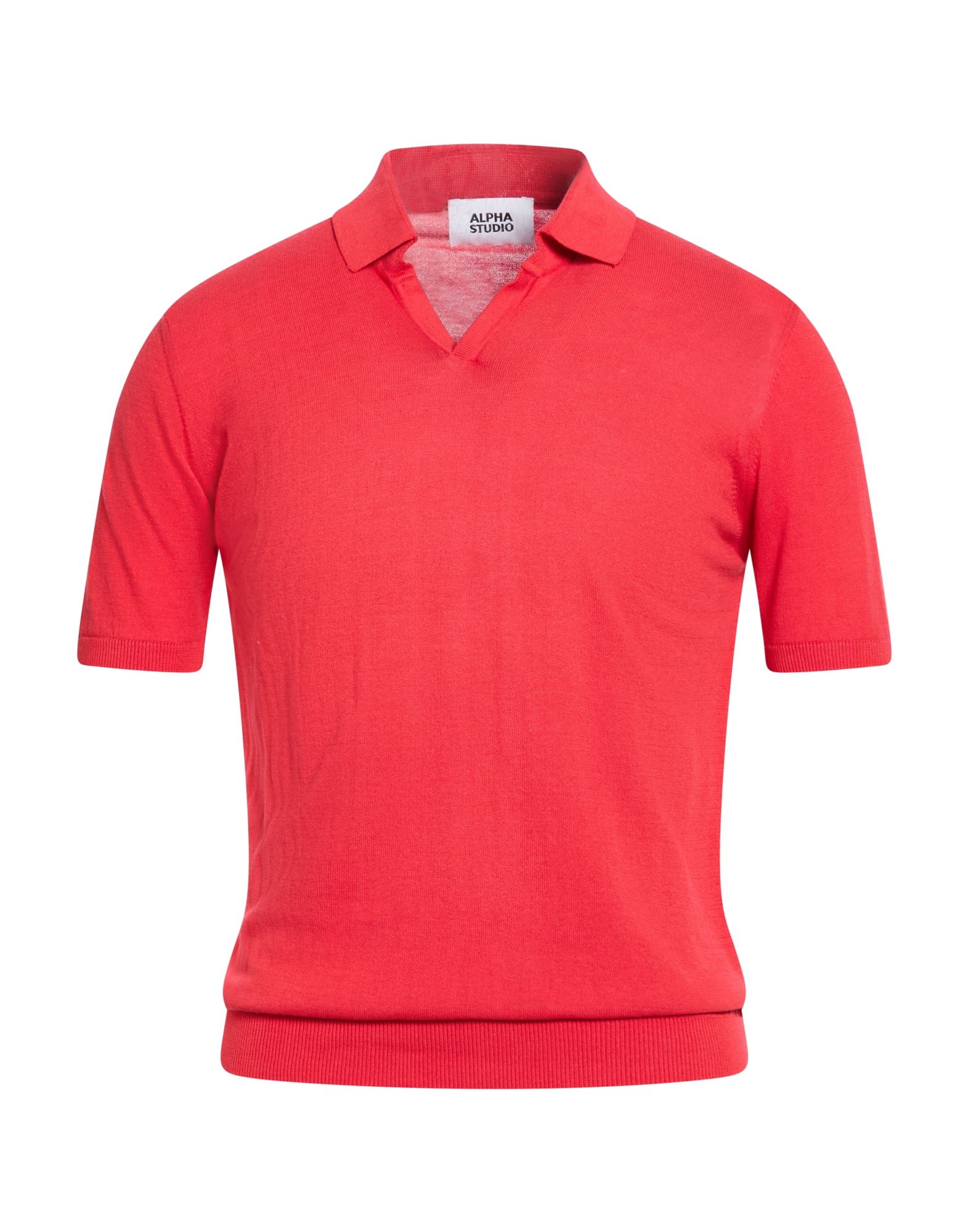 ALPHA STUDIO Pullover Herren Tomatenrot von ALPHA STUDIO