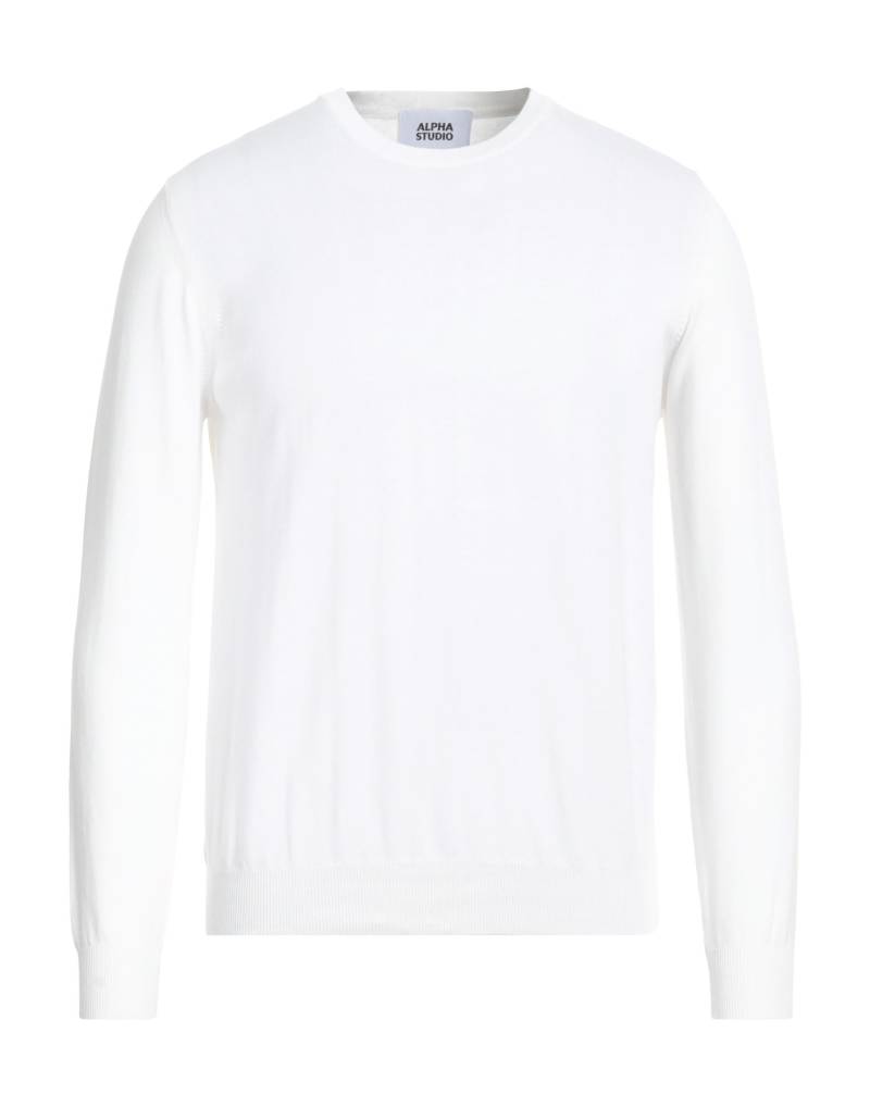 ALPHA STUDIO Pullover Herren Weiß von ALPHA STUDIO