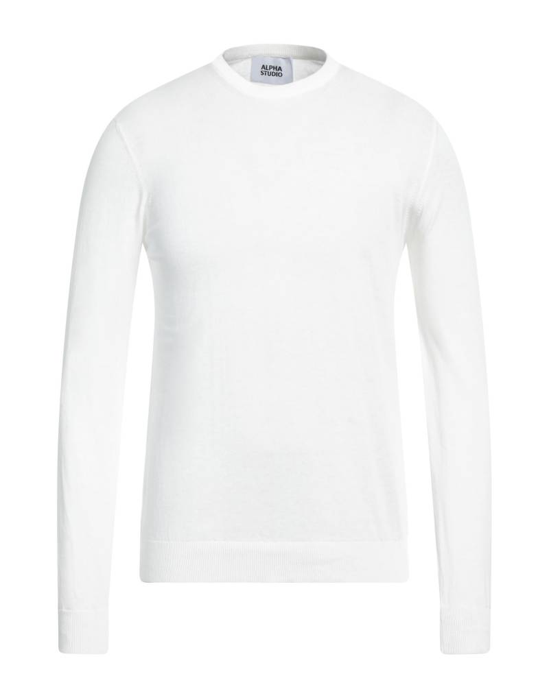ALPHA STUDIO Pullover Herren Weiß von ALPHA STUDIO