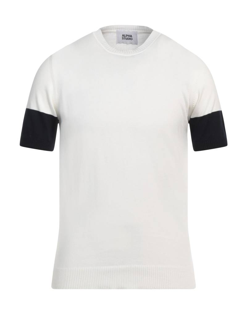 ALPHA STUDIO Pullover Herren Weiß von ALPHA STUDIO