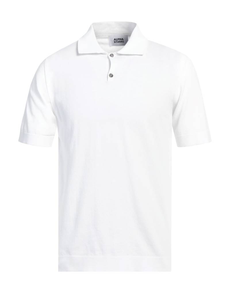 ALPHA STUDIO Pullover Herren Weiß von ALPHA STUDIO