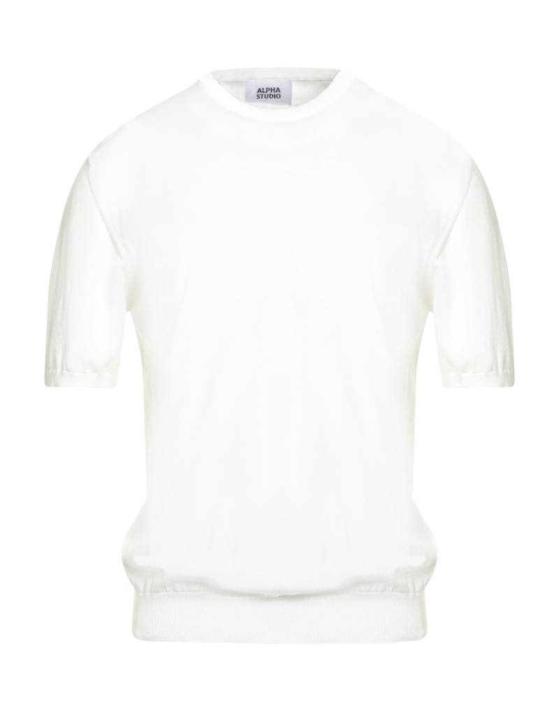 ALPHA STUDIO Pullover Herren Weiß von ALPHA STUDIO