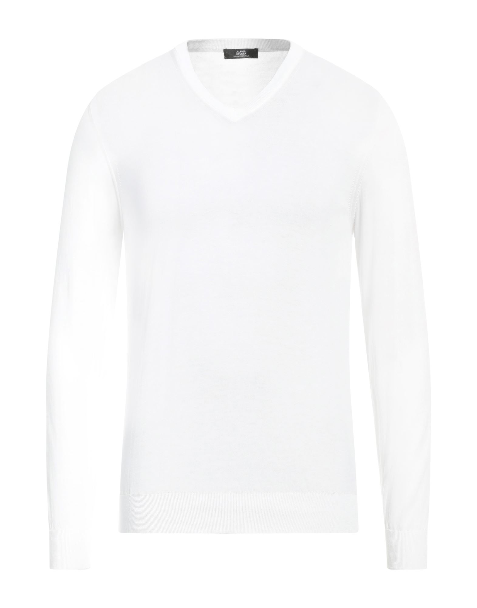 ALPHA STUDIO Pullover Herren Weiß von ALPHA STUDIO