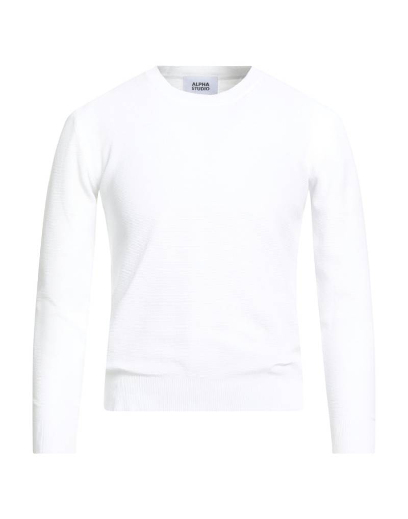ALPHA STUDIO Pullover Herren Weiß von ALPHA STUDIO