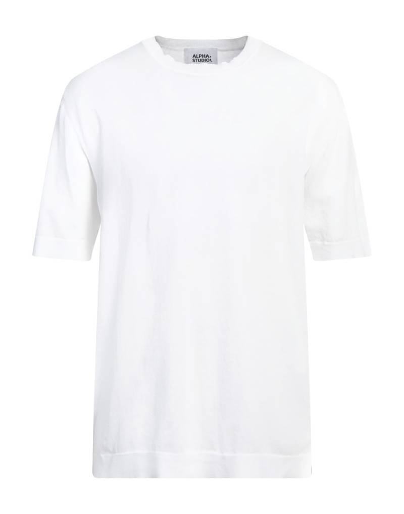 ALPHA STUDIO Pullover Herren Weiß von ALPHA STUDIO
