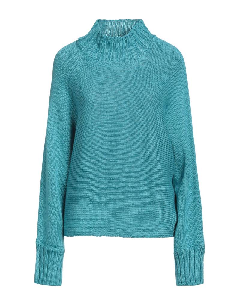 ALPHA STUDIO Rollkragenpullover Damen Azurblau von ALPHA STUDIO