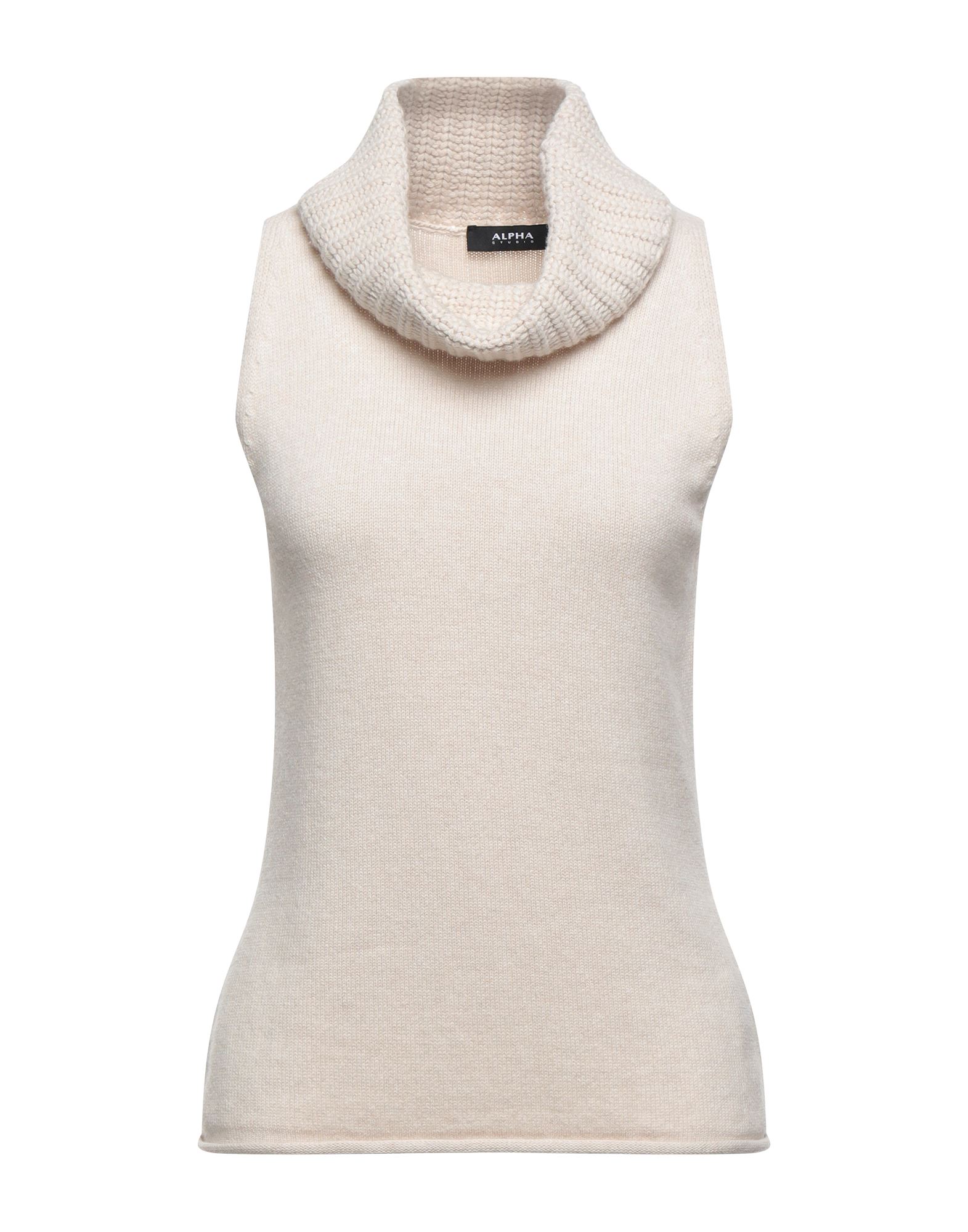 ALPHA STUDIO Rollkragenpullover Damen Beige von ALPHA STUDIO