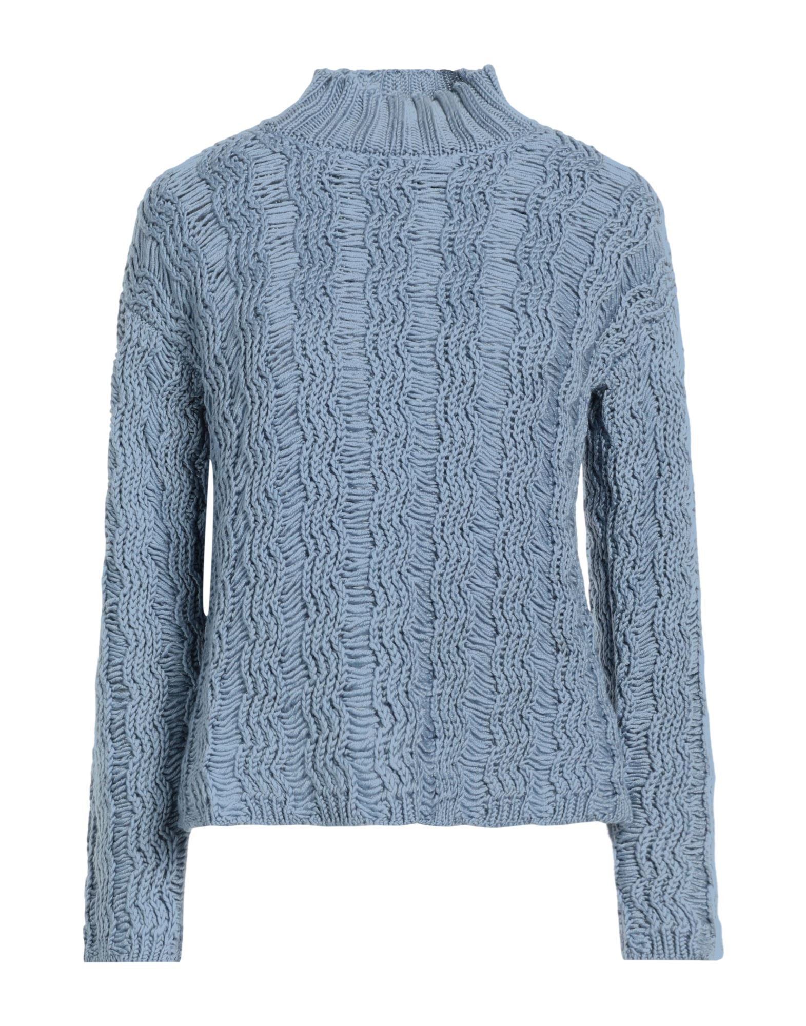ALPHA STUDIO Rollkragenpullover Damen Blaugrau von ALPHA STUDIO