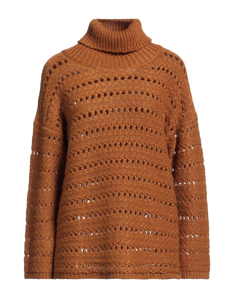 ALPHA STUDIO Rollkragenpullover Damen Braun von ALPHA STUDIO