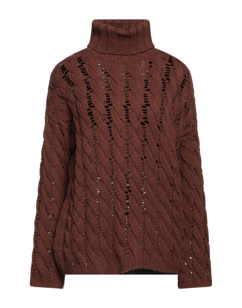 ALPHA STUDIO Rollkragenpullover Damen Schokobraun von ALPHA STUDIO