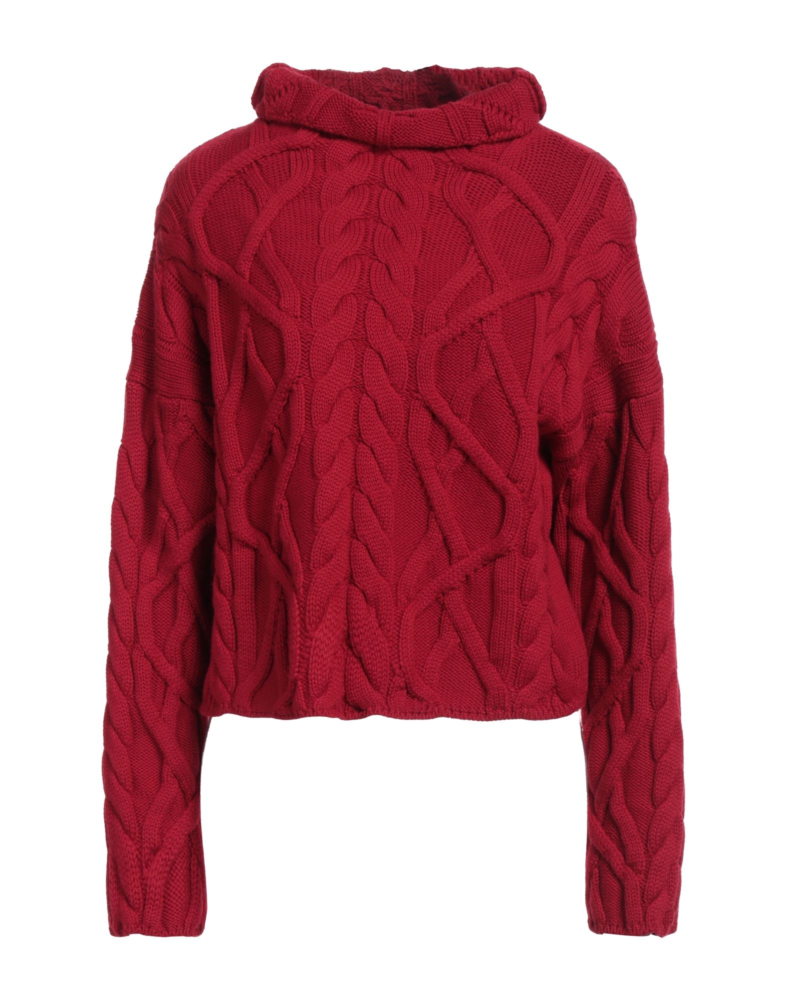 ALPHA STUDIO Rollkragenpullover Damen Rot von ALPHA STUDIO