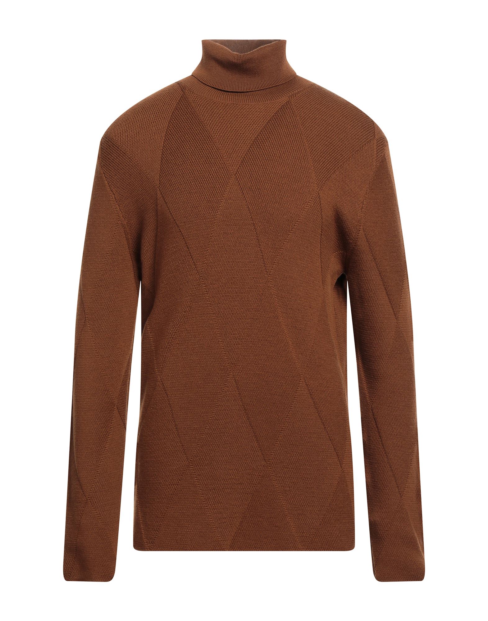 ALPHA STUDIO Rollkragenpullover Herren Braun von ALPHA STUDIO