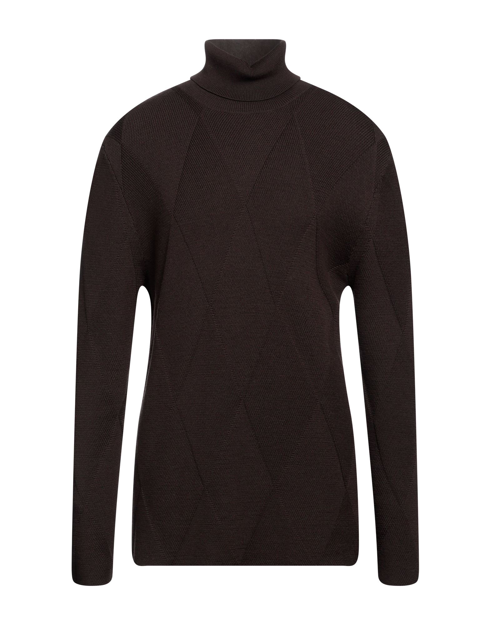 ALPHA STUDIO Rollkragenpullover Herren Dunkelbraun von ALPHA STUDIO