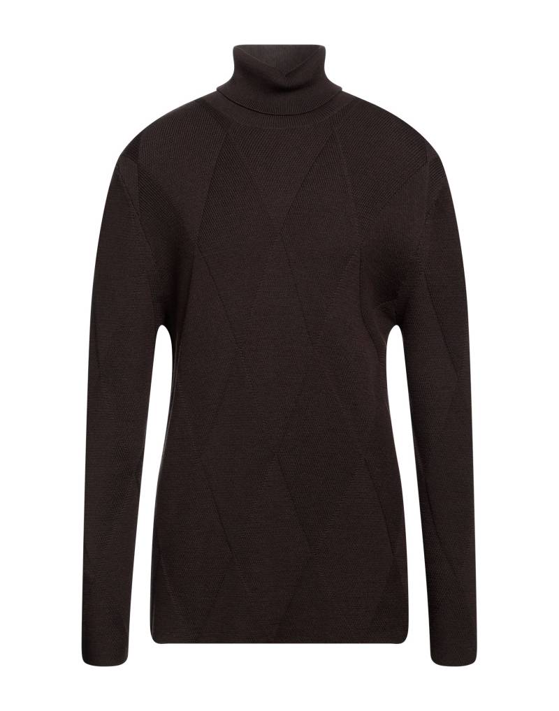 ALPHA STUDIO Rollkragenpullover Herren Dunkelbraun von ALPHA STUDIO