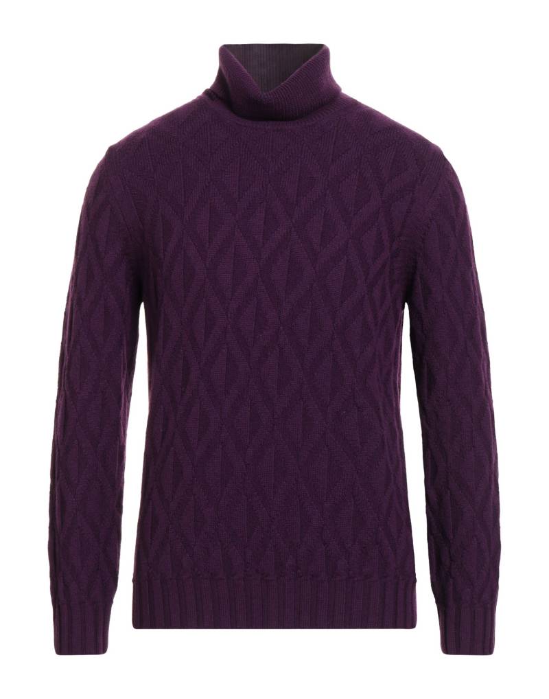 ALPHA STUDIO Rollkragenpullover Herren Dunkelviolett von ALPHA STUDIO