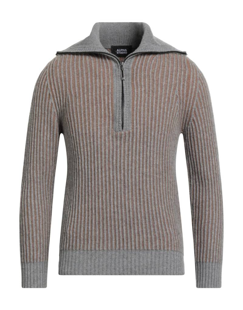 ALPHA STUDIO Pullover Herren Grau von ALPHA STUDIO
