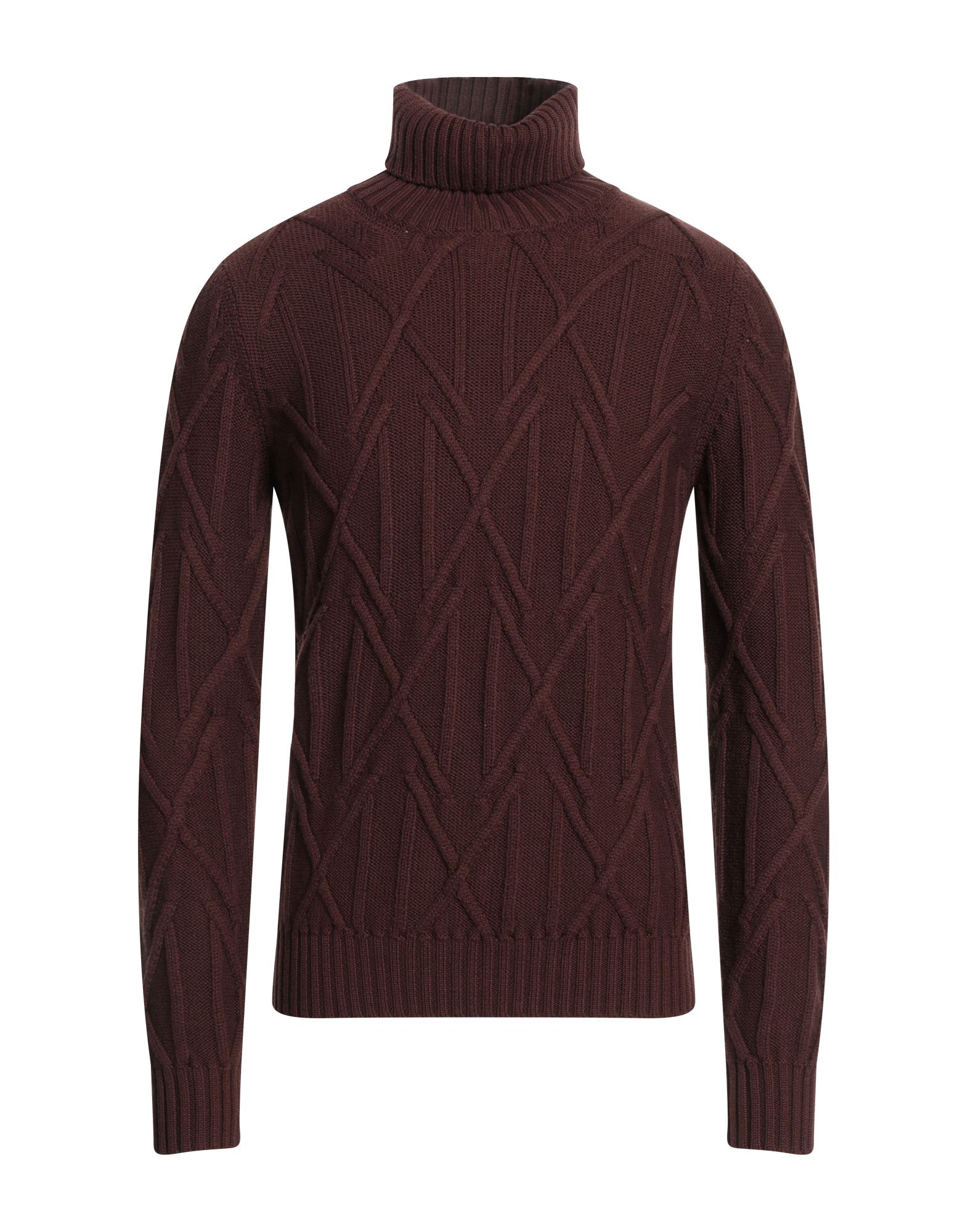 ALPHA STUDIO Rollkragenpullover Herren Mittelbraun von ALPHA STUDIO