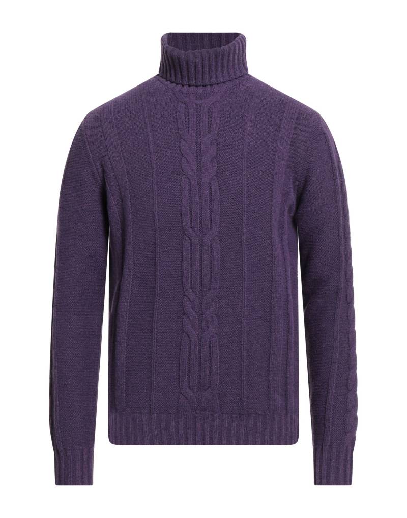 ALPHA STUDIO Rollkragenpullover Herren Violett von ALPHA STUDIO