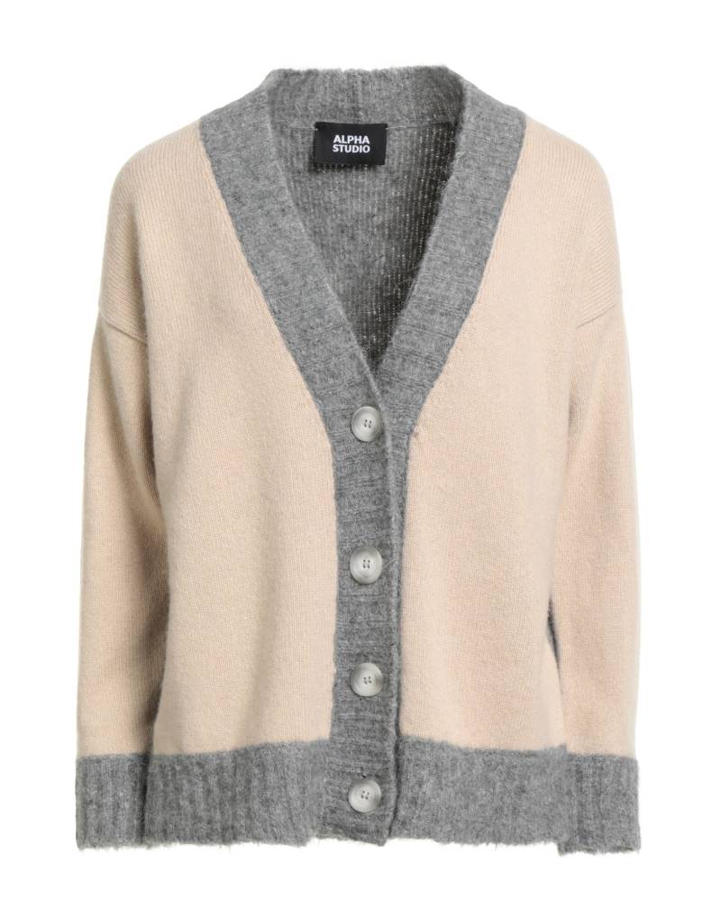 ALPHA STUDIO Strickjacke Damen Beige von ALPHA STUDIO