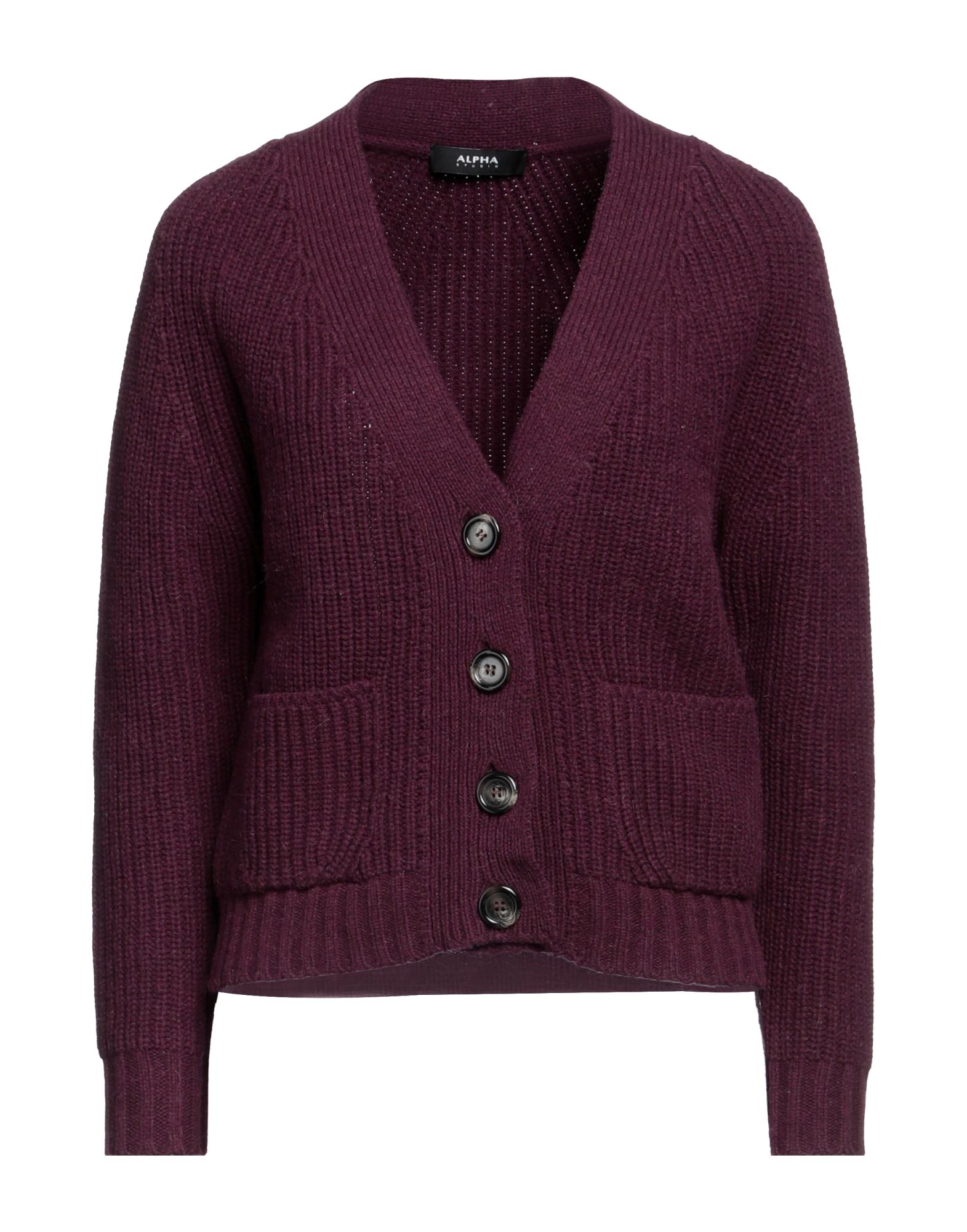 ALPHA STUDIO Strickjacke Damen Bordeaux von ALPHA STUDIO