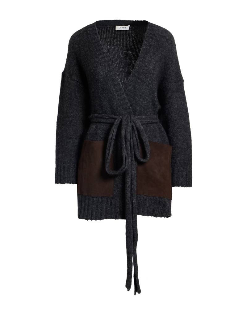 ALPHA STUDIO Strickjacke Damen Braungrau von ALPHA STUDIO