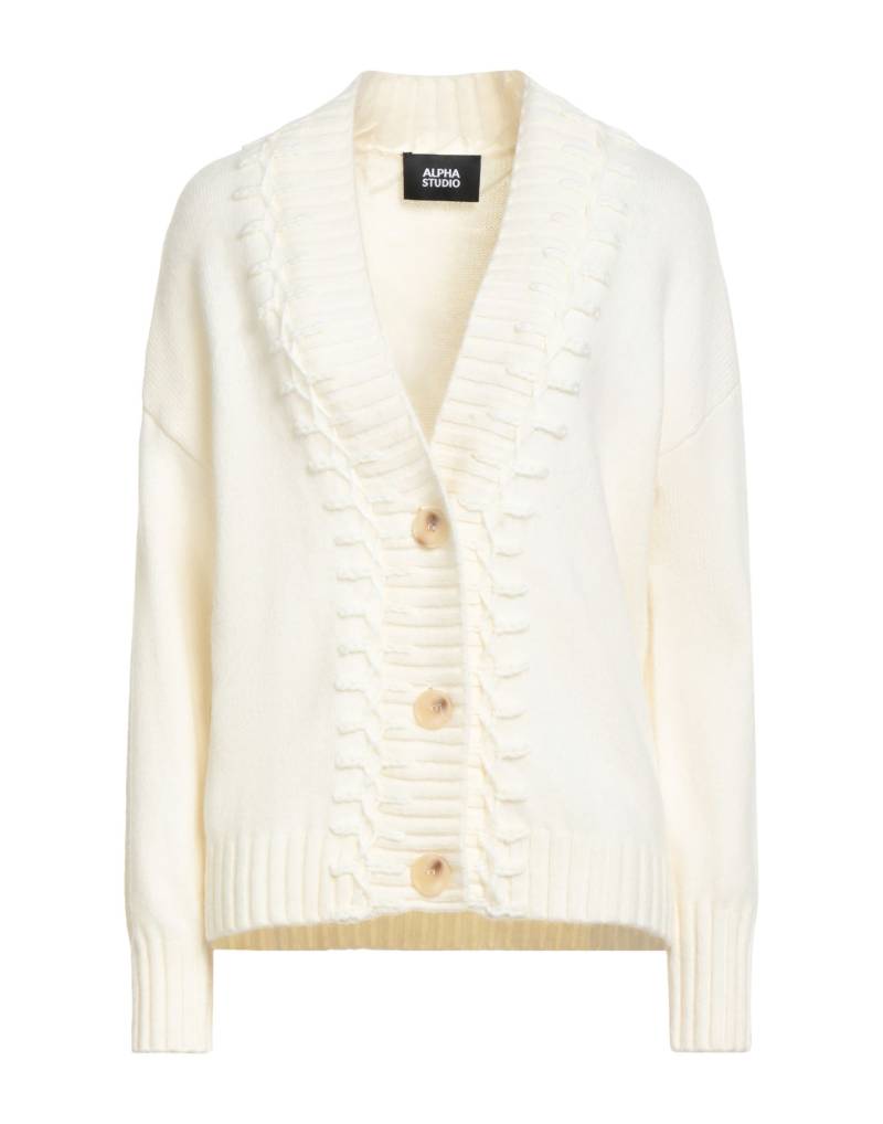 ALPHA STUDIO Strickjacke Damen Cremeweiß von ALPHA STUDIO