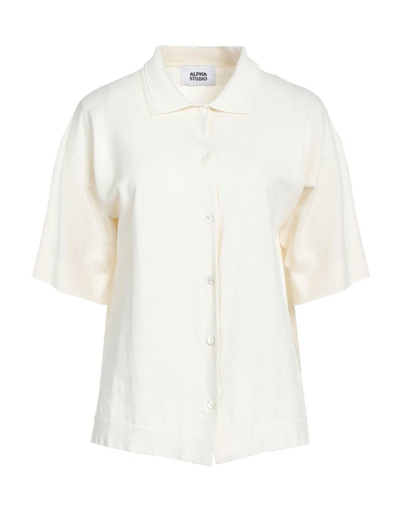 ALPHA STUDIO Strickjacke Damen Elfenbein von ALPHA STUDIO