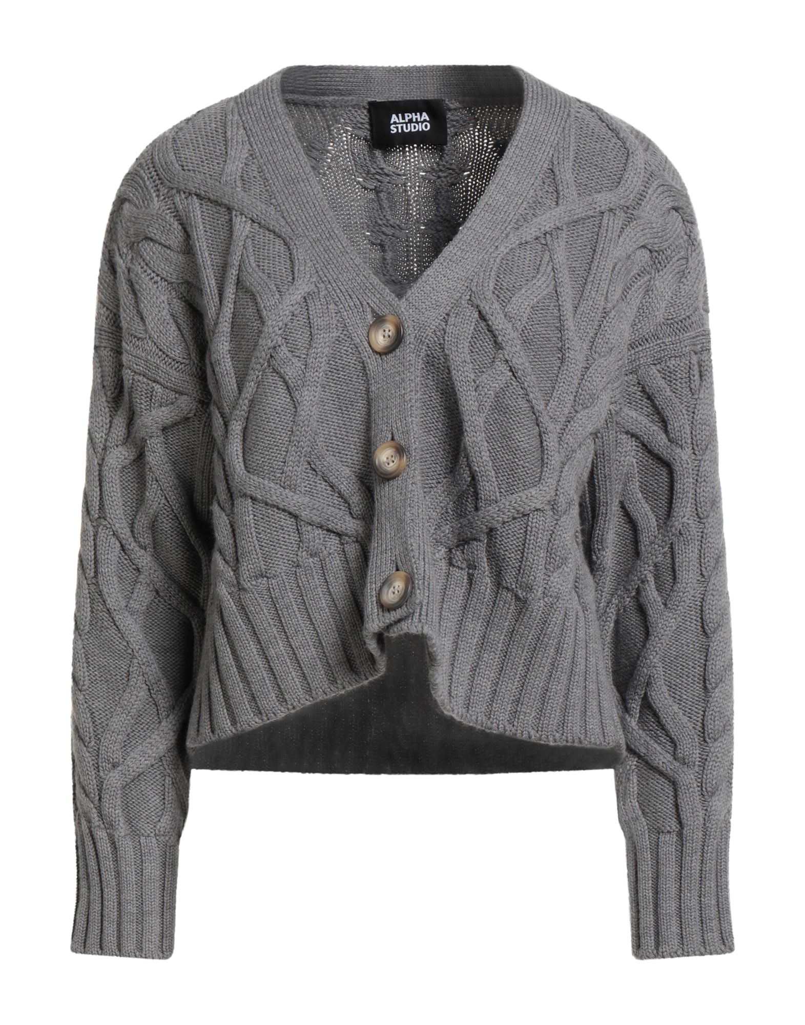 ALPHA STUDIO Strickjacke Damen Grau ALPHA STUDIO Strickjacke Damen Grau von ALPHA STUDIO