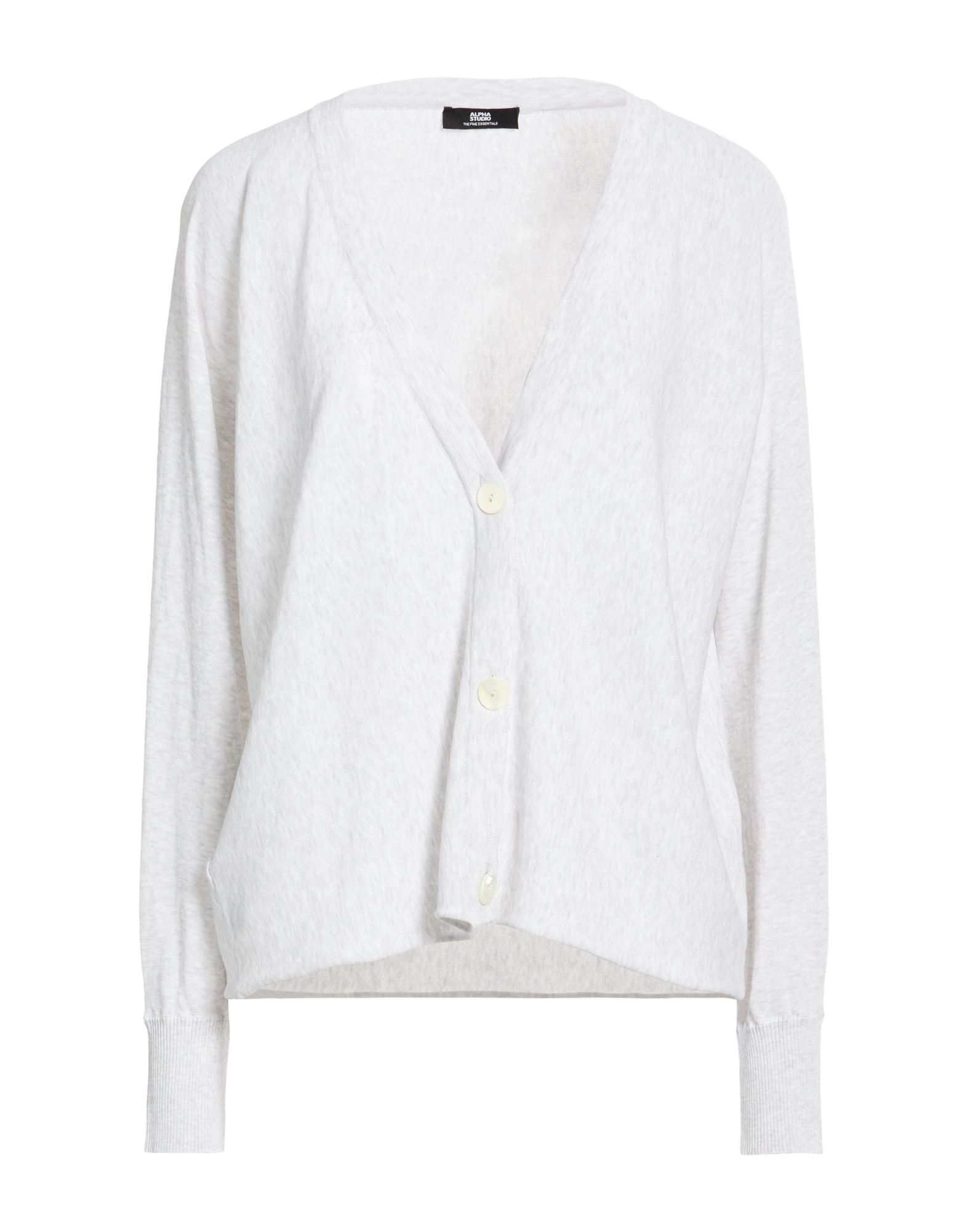 ALPHA STUDIO Strickjacke Damen Hellgrau von ALPHA STUDIO