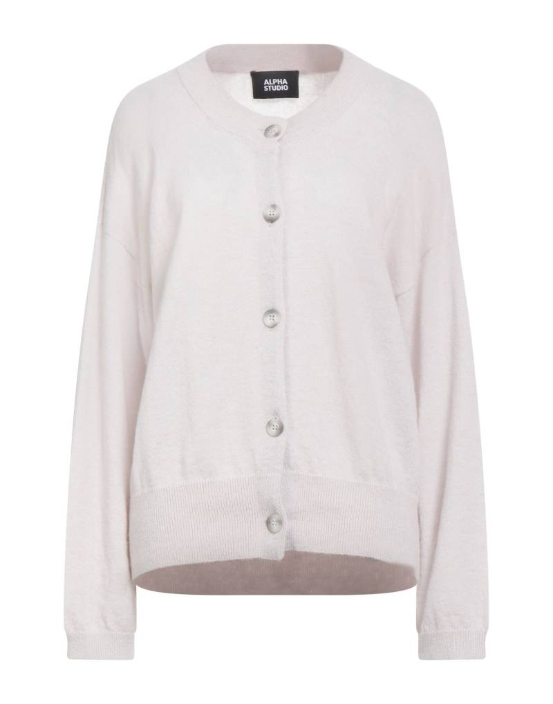 ALPHA STUDIO Strickjacke Damen Hellgrau von ALPHA STUDIO