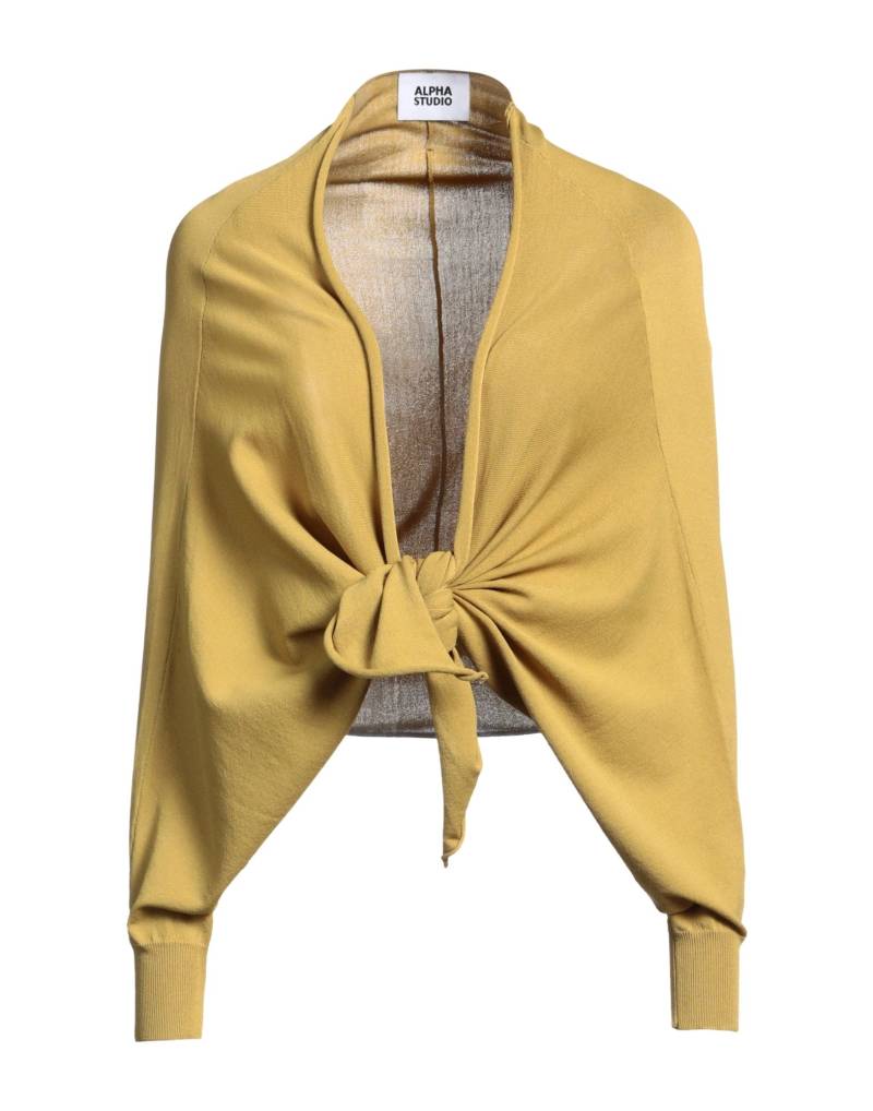 ALPHA STUDIO Strickjacke Damen Limettengrün von ALPHA STUDIO
