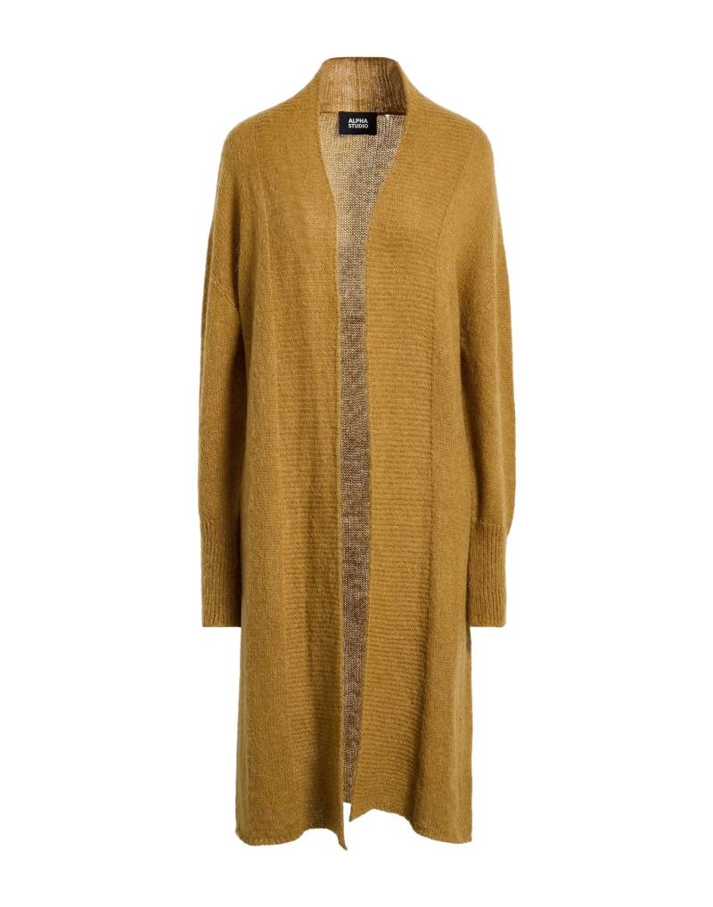 ALPHA STUDIO Strickjacke Damen Khaki von ALPHA STUDIO