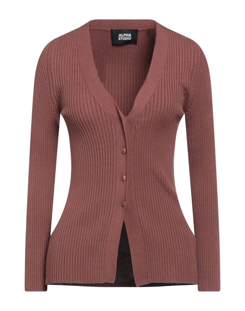 ALPHA STUDIO Strickjacke Damen Mittelbraun von ALPHA STUDIO