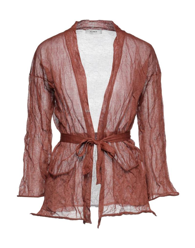 ALPHA STUDIO Strickjacke Damen Rostrot von ALPHA STUDIO