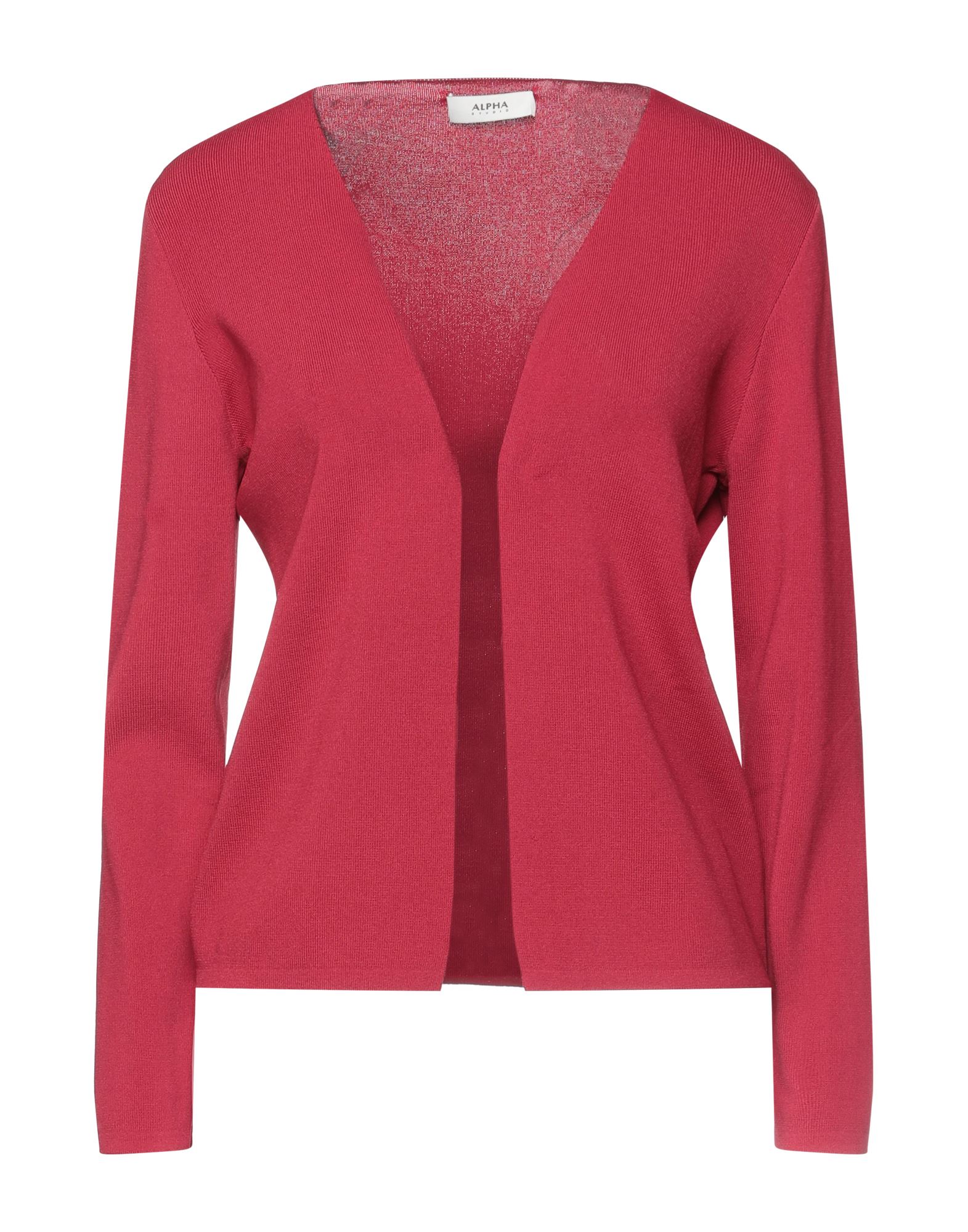 ALPHA STUDIO Strickjacke Damen Rot von ALPHA STUDIO