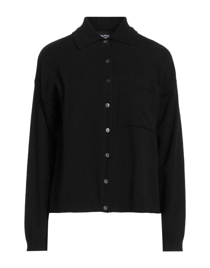 ALPHA STUDIO Strickjacke Damen Schwarz von ALPHA STUDIO