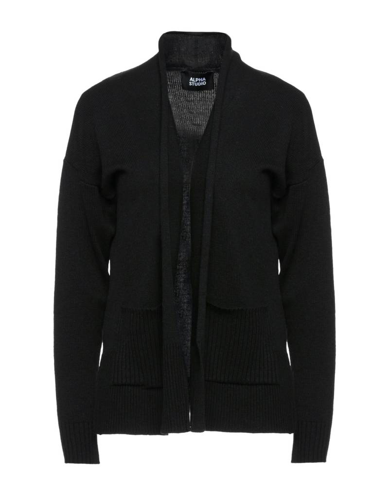 ALPHA STUDIO Strickjacke Damen Schwarz von ALPHA STUDIO