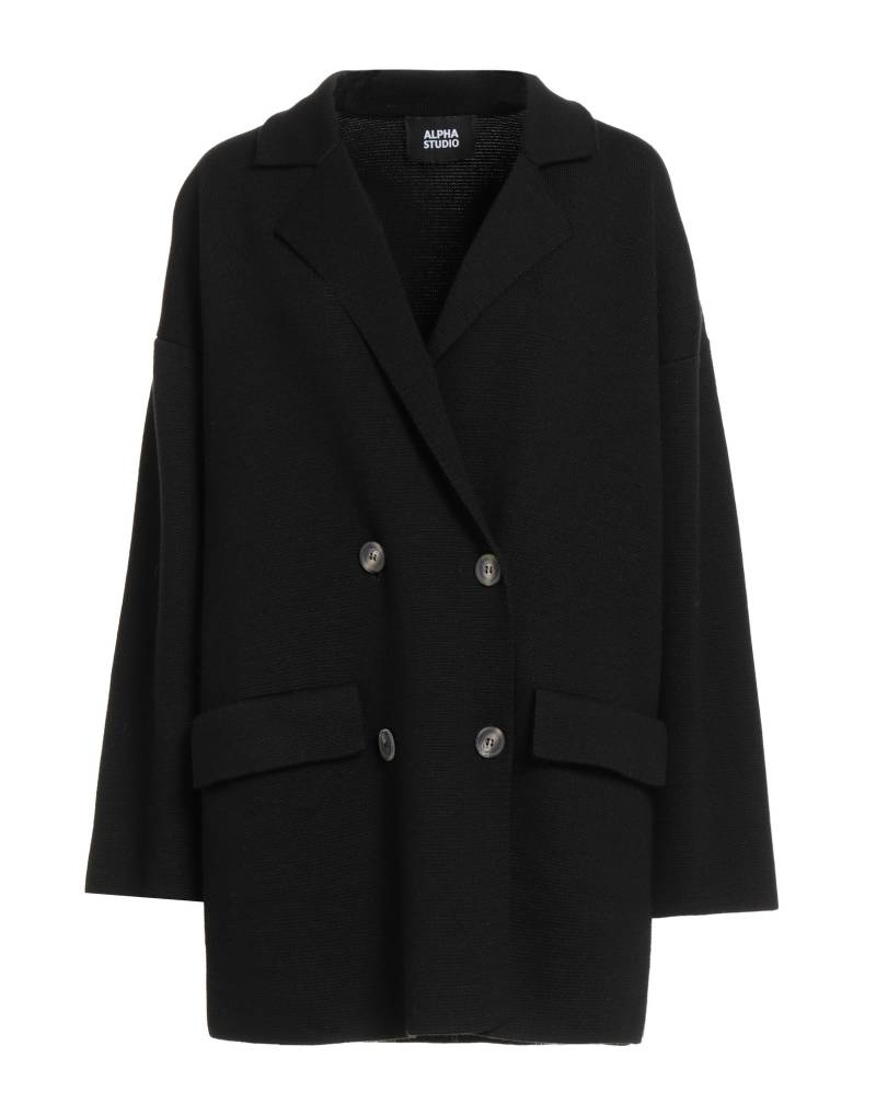 ALPHA STUDIO Strickjacke Damen Schwarz von ALPHA STUDIO