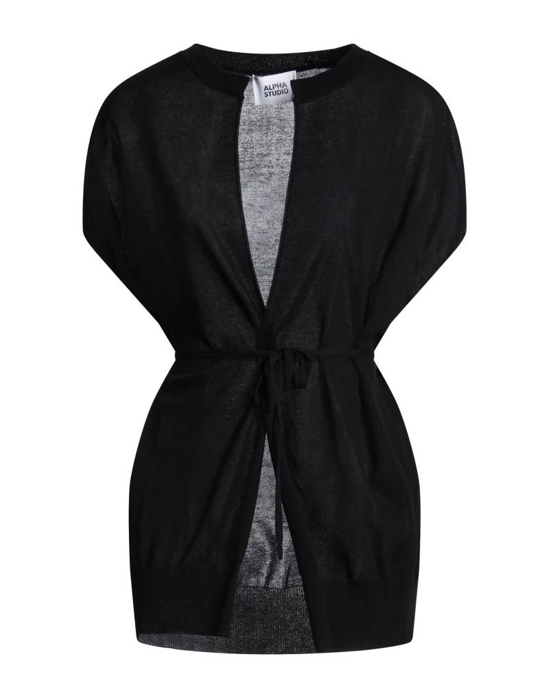 ALPHA STUDIO Strickjacke Damen Schwarz von ALPHA STUDIO